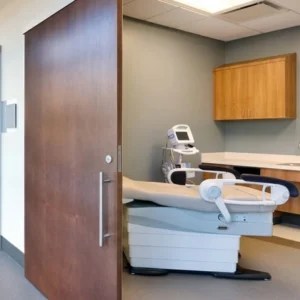 Clinic doors produced by one of the wooden door manufacturers in China
