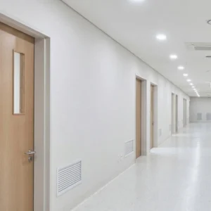 Hospital doors produced by one of the wooden door manufacturers in China