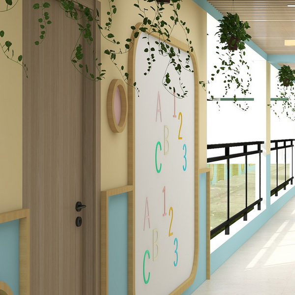 Kindergarten doors produced by one of the wooden door manufacturers in China