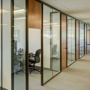 Office building doors produced by one of the wooden door manufacturers in China