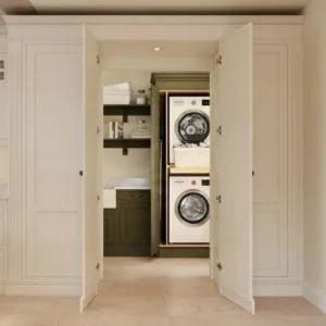 Utility room doors produced by one of the wooden door manufacturers in China
