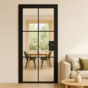 Showroom front door