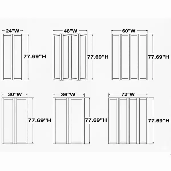 Custom made bifold door