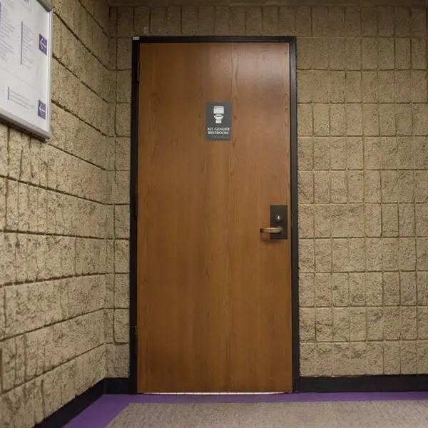 Industrial swinging door