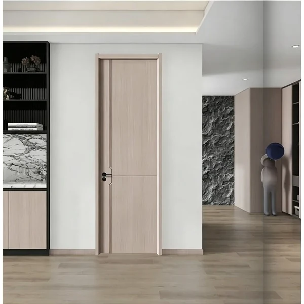 Melamine wooden carved inlay door