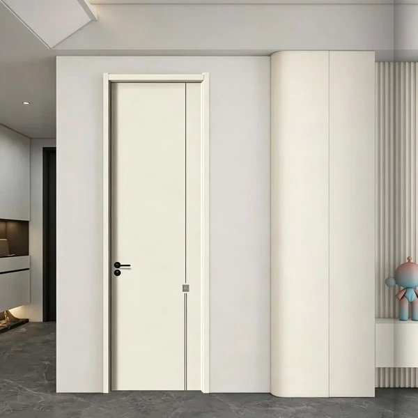 Melamine wooden carved thread door