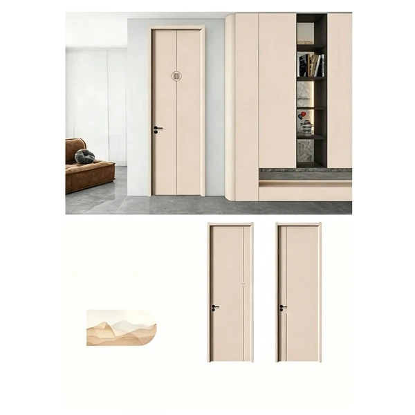 Melamine wooden exquisite carved door