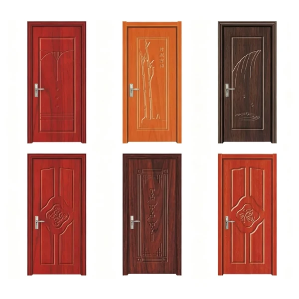 PVC wooden groove door