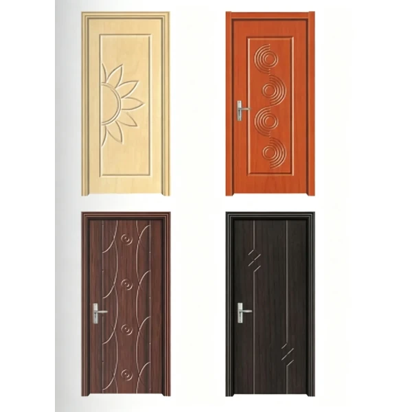 PVC wooden groove door