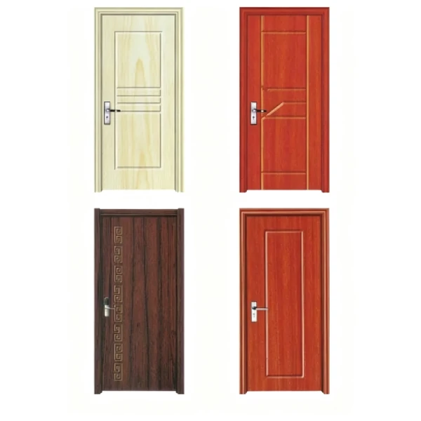 PVC wooden groove door