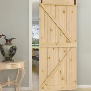 Interior farmhouse style melamine barn door