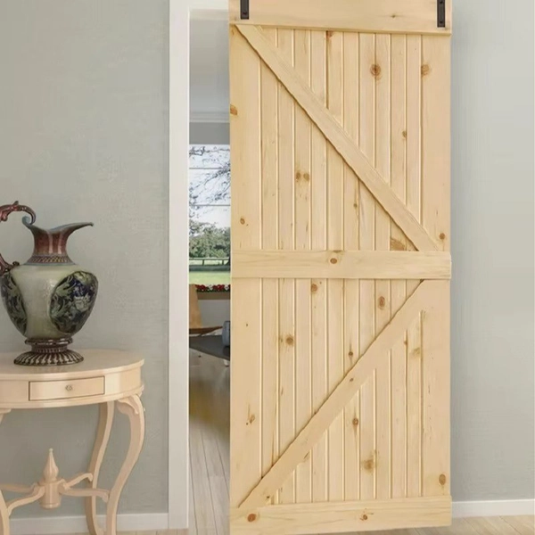 Interior farmhouse style melamine barn door