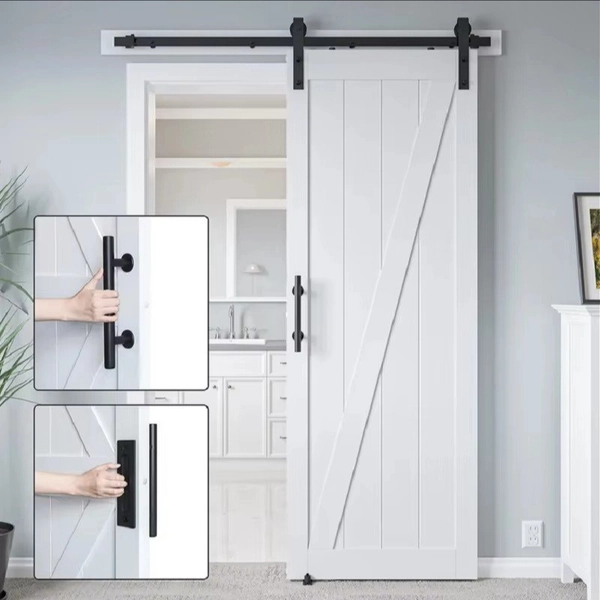 Wooden barn door