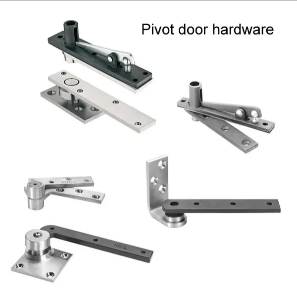 Pivot door hardware and accessories
