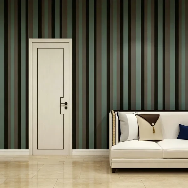 Solid Modern wooden door