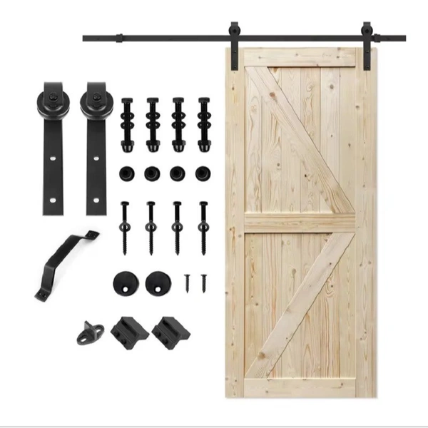 Barn door hardware and accessories
