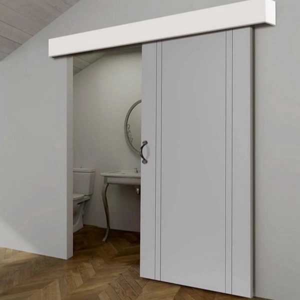 Composite Wooden sliding door could be the blue interior door