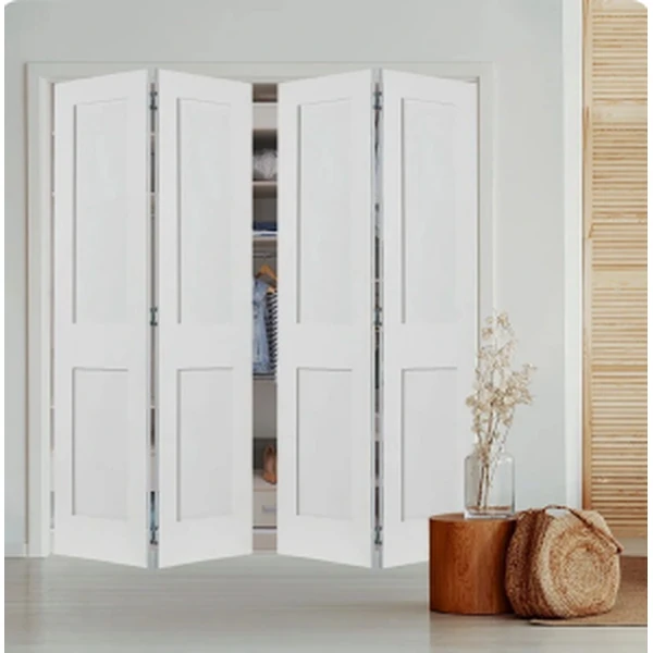 Melamine wooden bifold door