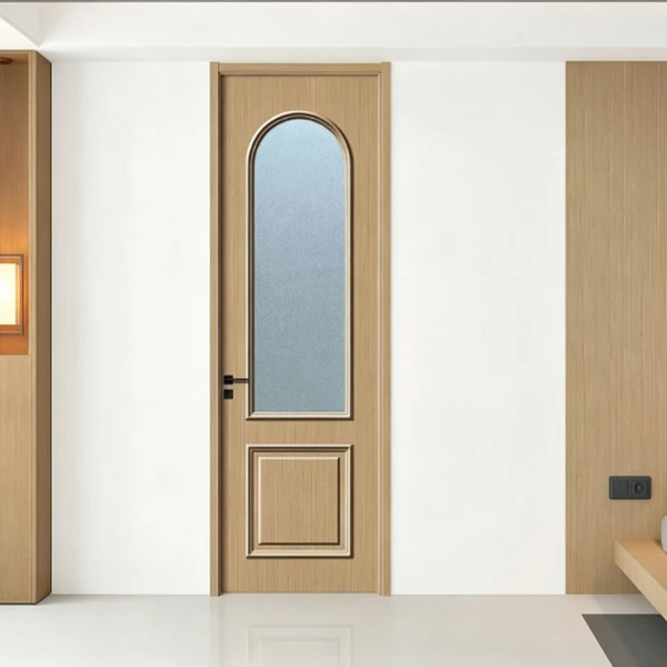 Solid Modern wooden door