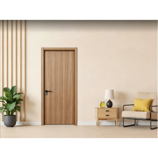 WPC wooden flat panel door is also a wpc solid door