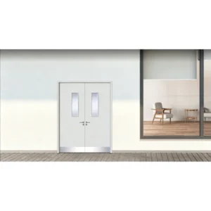 WPC wooden glass door
