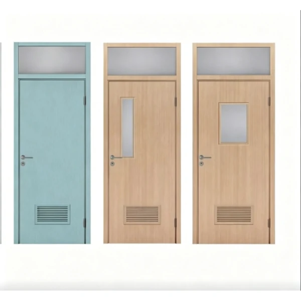 WPC wooden glass door