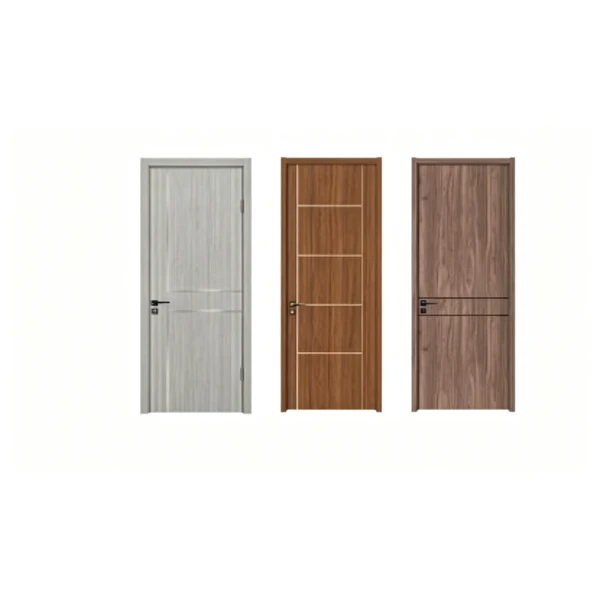 WPC wooden mullioned door