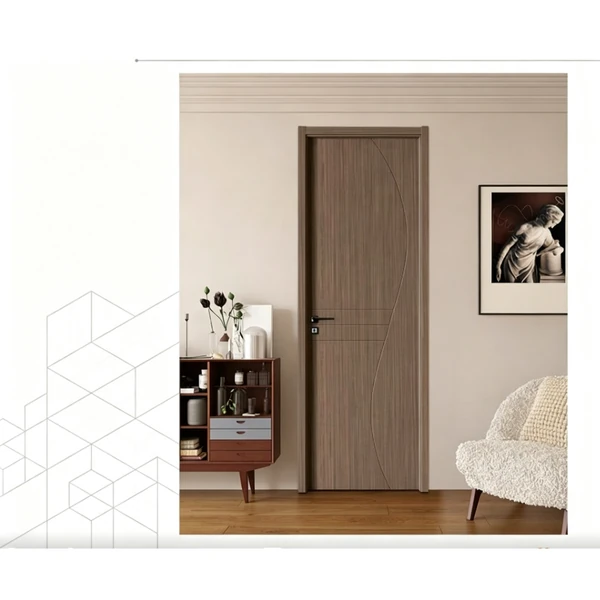 WPC wooden round bottom trough door