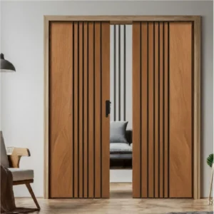 Composite Wooden pocket door