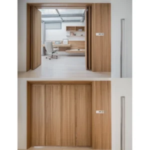 Composite wooden hidden door