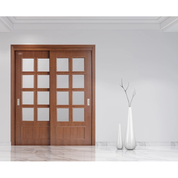 PVC wooden sliding door can be the panel door