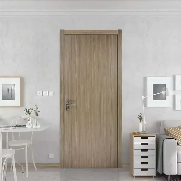 Engineered wood laminate door