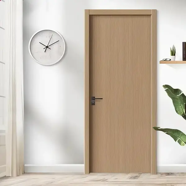 Engineered wood laminate door