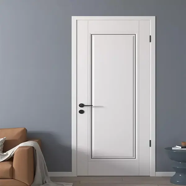 Engineered wood laminate door