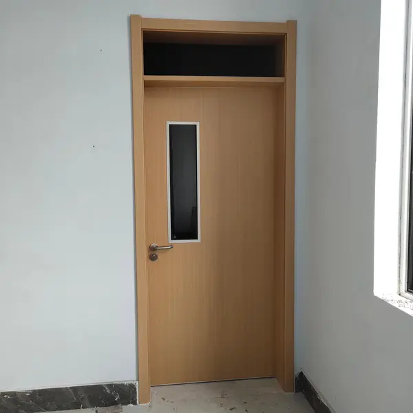 High pressure laminate door